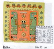 guttašátek Inkové, CS8, č.gutta, 90x90 cm SGS621